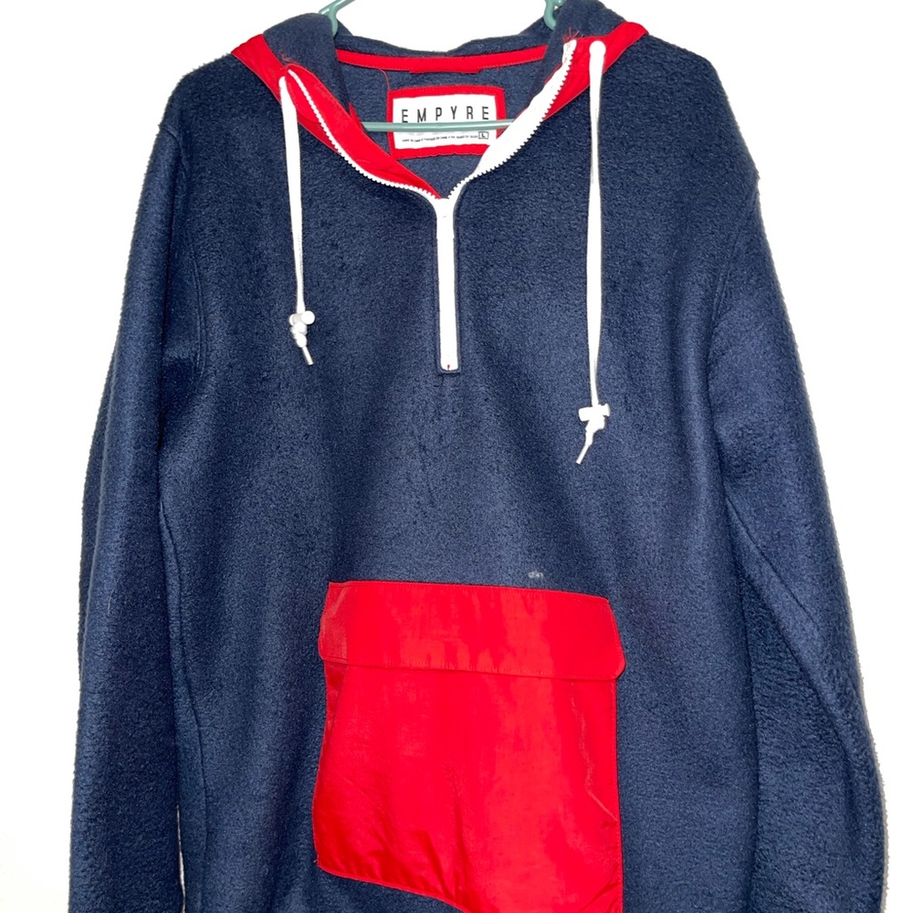 Empyre 1/4 Zip Hooded Polyester Jacket